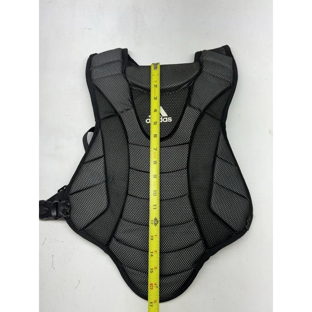 Adidas Youth Black Baseball/Softball Catcher's Chest Protector + Shin Guards